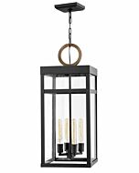 Hinkley Porter 4-Light Outdoor Pendant In Black