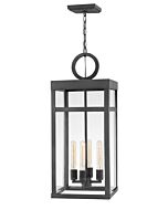 Hinkley Porter 4-Light Outdoor Pendant In Aged Zinc