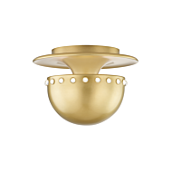 Hudson Valley Nash Ceiling Light in Aged Brass