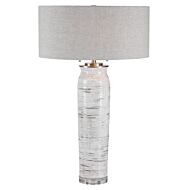 Lenta 2-Light Table Lamp in Brushed Nickel