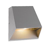 Eurofase Kilo 1 Light Wall Sconce in Aluminum