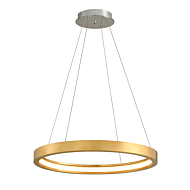 Corbett Jasmine 24 Inch Pendant Light in Gold Leaf