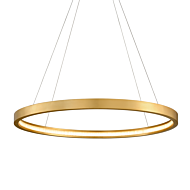 Corbett Jasmine 30 Inch Pendant Light in Gold Leaf