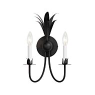 Paloma 2-Light Wall Sconce in Anthracite