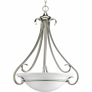 Torino 3-Light Pendant in Brushed Nickel