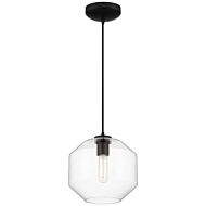 Clarity LED Pendant in Black by Access