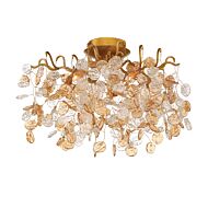 Eurofase Campobasso 5 Light Ceiling Light in Gold