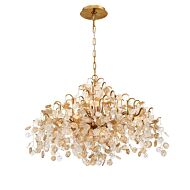 Eurofase Campobasso 8 Light Chandelier in Gold