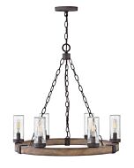 Hinkley Sawyer 6-Light Outdoor Pendant In Sequoia