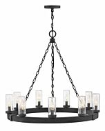 Hinkley Sawyer 9-Light Outdoor Pendant In Black