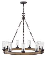 Hinkley Sawyer 9-Light Outdoor Pendant In Sequoia