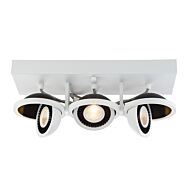 Eurofase Vision 3 Light Ceiling Light in White