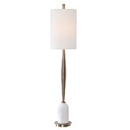 Minette 1-Light Buffet Lamp in Antique Brass