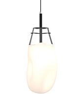 Sonneman Liquid 22 Inch Pendant Light in Satin Black