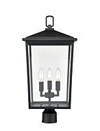 Millennium Fetterton 3 Light Outdoor Post Light in Powder Coat Black