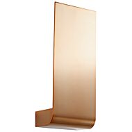 Halo LED Wall Sconce in Satin Copper by Oxygen