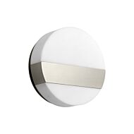 Aurora LED Wall Sconce in Satin Nickel by Oxygen