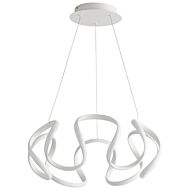 Cirro LED Ceiling Mount in White by Oxygen