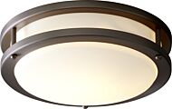 Oracle LED Ceiling Mount in Oiled Bronze by Oxygen