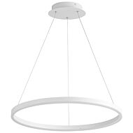 Circulo LED Pendant in White by Oxygen