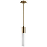 Magnum LED Pendant in Aged Brass by Oxygen