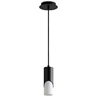 Ellipse LED Pendant in Black by Oxygen