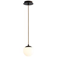 Luna LED Pendant in Oiled Bronze by Oxygen