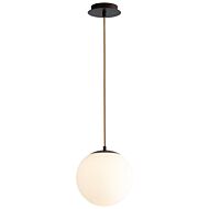 Luna LED Pendant in Oiled Bronze by Oxygen