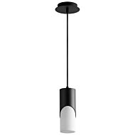 Ellipse LED Pendant in Black by Oxygen