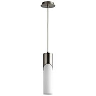 Ellipse LED Pendant in Satin Nickel by Oxygen