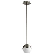 Mondo LED Pendant in Satin Nickel Satin Nickel by Oxygen