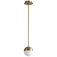 Mondo LED Pendant in Aged Brass Aged Brass by Oxygen