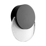 Pavo LED Outdoor Wall Sconce in Black by Oxygen