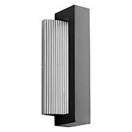 Verve LED Outdoor Wall Sconce in Black by Oxygen