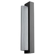 Verve LED Outdoor Wall Sconce in Black by Oxygen