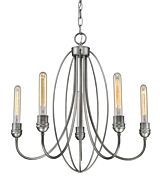 Z-Lite Persis 5-Light Chandelier In Old Silver