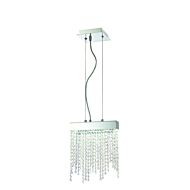 Eurofase Rossi 1 Light Pendant in Chrome