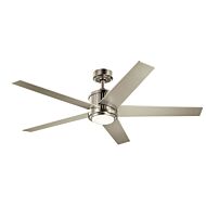 Brahm 56"Ceiling Fan in Brushed Stainless Steel by Kichler