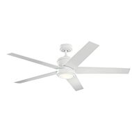 Brahm 56"Ceiling Fan in Matte White by Kichler