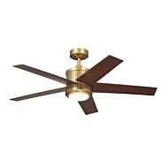 Brahm 48"Ceiling Fan in Natural Brass by Kichler