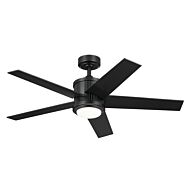 48" Brahm Ceiling Fan in Satin Black