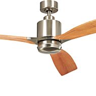 60" Ridley II Ceiling Fan in Brushed Stainless Steel