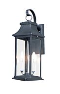 Maxim Vicksburg 2 Light Outdoor Wall Light in Black