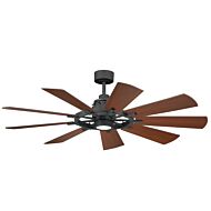 Gentry 60"Ceiling Fan in Distressed Black by Kichler