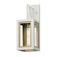 Neoclass One Light Outdoor Wall Sconce in White Gold by Maxim