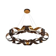 Eurofase Banderia 1 Light Chandelier in Bronze