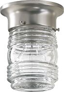 Jelly Jars One Light Ceiling Mount in Satin Nickel by Quorum International