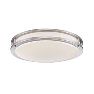 Eurofase Warden 1 Light Ceiling Light in Brushed Nickel