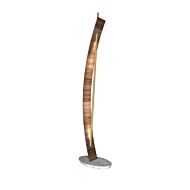 Clean LED Floor Lamp in American Walnut