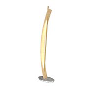 Clean LED Floor Lamp in Maple